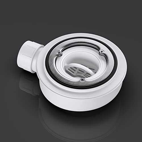 Mai & Mai Piletta di Scarico Doccia AL06, Sifone per Piatto Doccia con Foro di Scarico Diametro 40mm, Capacità di Svuotamento 60L al Minuto