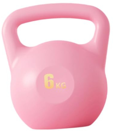QSTDGVPW Kettlebell Auto-remplie pour Le Fitness et l'exercice à Domicile, Rose 6kg
