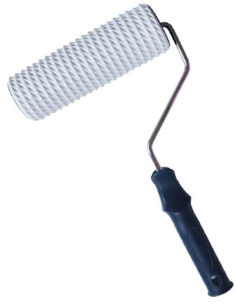 Gralara RODILLO de TEXTURA Decorativa de alto rendimiento Rodillo de goma rápido y fácil para pisos Decoración de pared Diy Hogar, Style B