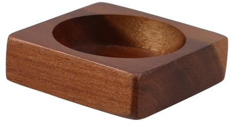 SHOWERORO Salz- Und Salzstreuer Aus Holz Standtablett Für Die Küche Eleganter Kleiner Standfuß Für Chili