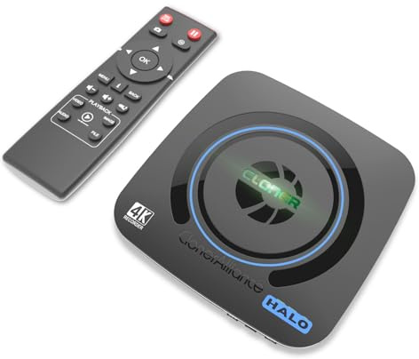 ClonerAlliance UHD Halo, 4K@60fps Standalone Video Recorder with H.265/H.264 Codec, HDMI & Mobile Dual Capture, 4K@60fps Passthrough, Audio Extract/Mix.