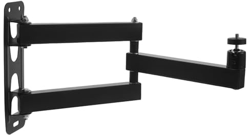 SHINEOFI Supporto da Parete per Proiettore Regolabile a Soffitto 40cm Staffa Girevole per Videoproiettore Home Cinema e Ufficio Montaggio Semplice e Posizionamento Preciso
