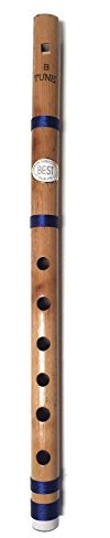 Indische Bambusflöte für Anfänger und Profis, 35,6 cm, Blockflöte, Bansuri
