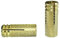 Messing Dübel/Messingdübel Spreizdübel M4 x 16mm (Menge wählbar) (50)