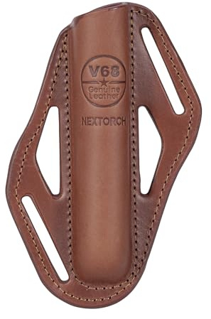 Nextorch V68 Étui en cuir pour bâton de combat Walker Serie Noir