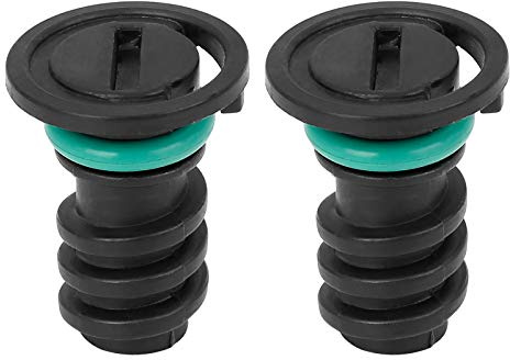 X AUTOHAUX 2uds ABS Tornillo Tapón De Drenaje De Aceite De Motor De Coche Reemplazo para Mercedes-Benz C63 AMG S 2016 0029902017