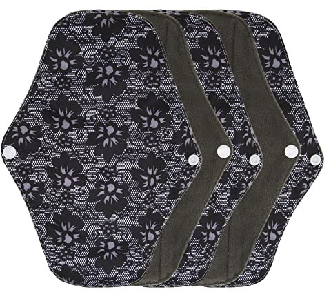 Wiederverwendbare Menstruationseinlagen, Helle Hautfreundliche Inkontinenzeinlagen Stoff-Höscheneinlagen Waschbare Inkontinenzeinlagen für Frauen für die Menstruation(M05)