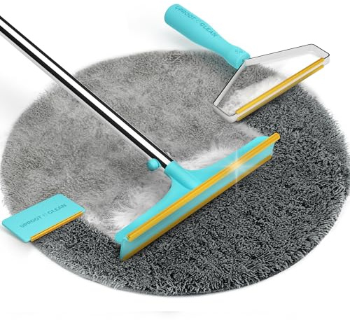 Uproot Cleaner Pro Pet Hair Remover Bundled with Mini Pet Hair Removal Tool for Couch & Xtra Carpet Fur Removal Tool - A True Fur-Riccane Survival Kit