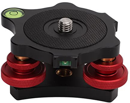 LP,64 Cra Treppiede Testa a sfera Base in alluminio Tripla ruota er Bolla per scatti fotografici precisi e stabili