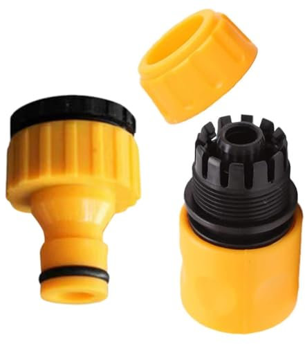 Raccordi ad innesto rapido per tubi 'acqua,Raccordi ad innesto rapido per tubi da giardino,Connettore per capezzolo per autolavaggio Capezzolo a connessione rapida - Tappo per tubo da giardino, adatta