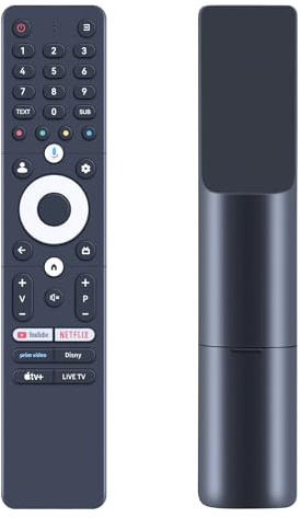 GOUYESHO Ny ersättningsfjärrkontroll för Thomson Android TV