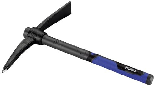 Pelle pioche en fibre de verre 400 g, légère et résistante, idéale pour creuser et déplacer la terre dans le jardinage et la construction.