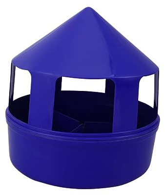 SUPVOX Mangeoire à Trois Compartiments avec Couvercle pour Pigeons Et Petits Oiseaux Distributeur PP sans Odeur Accessoire Multifonction pour Alimentation Et Sable Fournitures pour Volièr