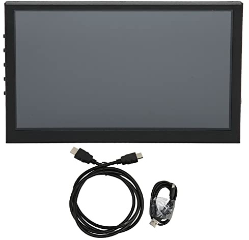 Marhynchus Monitor Táctil IPS de 7 Pulgadas, Interfaz Multimedia HD, Pantalla Secundaria Portátil con Altavoces Duales y Conectores de Sonido para PC y Portátil.