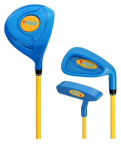 Komplett golfklubbsset för barn med golfdriver järnputter för nybörjare pojkar flickor att öva golf swing hybrid verktygsklubbar
