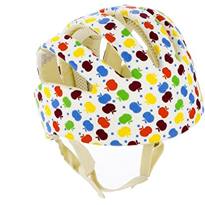 Qiorange Kleinkind Safety Helmet gegen Stöße für Babyhelm Kopfschutzmütze beim Lauflernen verstellbar (Bunte)