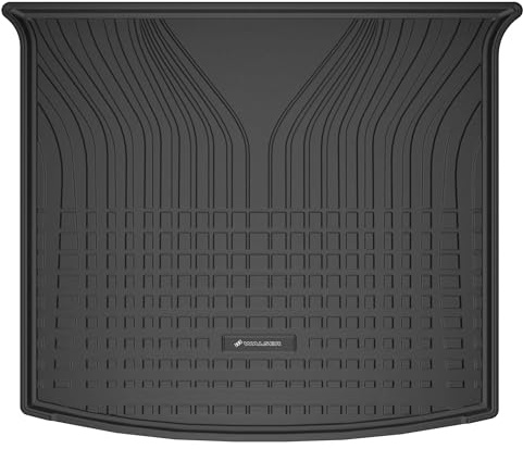 WALSER Premium Kofferraumwanne für VW Touran (5T1) 05/2015-Heute, 100% passgenaue Kofferraum Schutzmatte - Made in EU, robuste Antirutschmatte Auto, Antirutschmatte Kofferraum