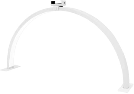 Lámpara de Mesa de Media luna LED 50 W | Regulable 3000-6000K | 3 colores | Soporte teléfono | Cierres gancho y buclé y Almohadillas de espuma para fijar | Manicura, Pestañas, Uñas, Tatuajes, Estética