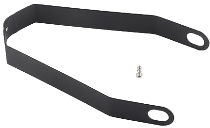 Soporte de guardabarros trasero para scooter Aleación de aluminio de alta resistencia y soporte de guardabarros de hierro Soporte amortiguador para scooter eléctrico MAX G30 Negro (Negra)