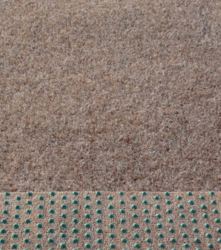 Kunstrasen Rasenteppich mit Noppen angenehm weich Farbe: beige - braun in verschiedenen Größen (600 x 200 cm)