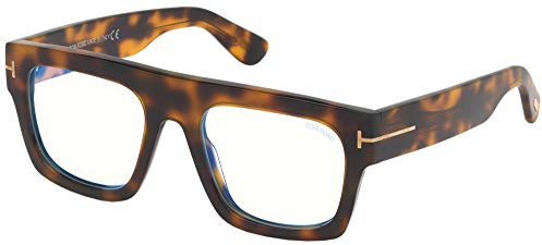 TOM FORD Unisex FT5634-B Lunettes de Soleil, Havana/Other, 53