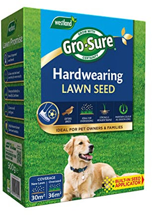 Gro-Sure Hard Wearing Lawn Seed 30m2 Box