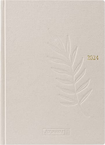 BRUNNEN Wochenkalender Modell 731 2024 2 Seiten = 1 Woche Blattgröße 10 x 14 cm hanf
