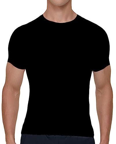 Smatstyle Kompressionsshirt Kurzarm Herren Sport T-Shirt Compression Trainingsshirt elastisches Kurzarm Schnelltrocknendes Funktionsshirt Atmungsaktives Laufshirt