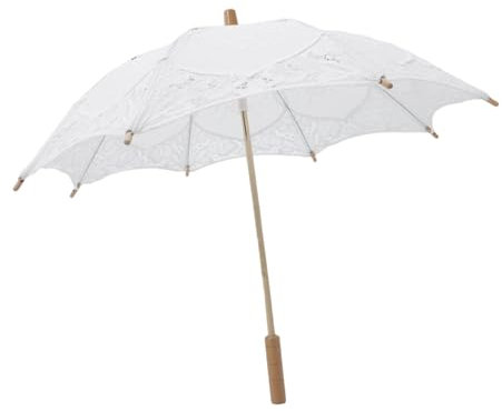 Vintage-Dekorationen Regenschirm, Spitzenschirm, handgefertigter Spitzenschirm, Sonnenschirme for Frauen, großer Vintage-Regenschirm, Hochzeitsschirme, Regenschirmstütze, Hanfu-Brautschirm/1841