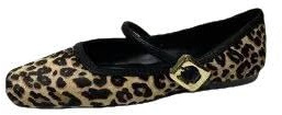 Ballerine da Donna Scarpe da Donna per Leva Rotonde Scarpe Casual Leopardo da Lera-Leopardato-38