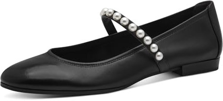 Tamaris Damen Ballerina in schwarz - Gr. 40