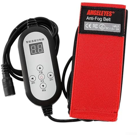 Feegow Objektivwärmer, Objektivheizung, Tauheizungsstreifen, 12 V, Tauentferner, Objektivheizung, Wärmer für Kameraobjektive, Teleskope, Okulare, Heizung (930 x 50 mm)