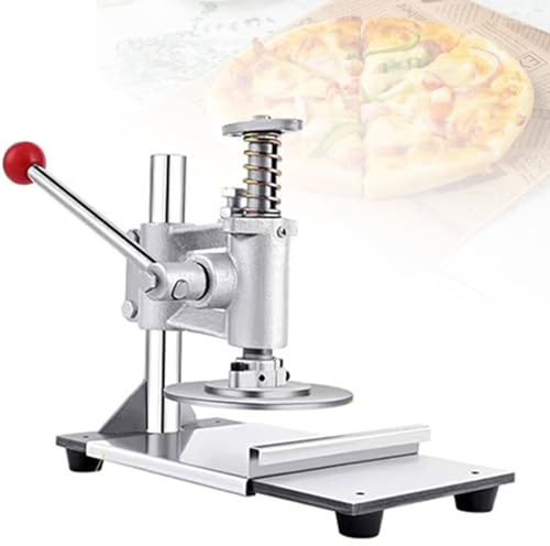 Pressa manuale per impasto, spessore regolabile per pizza fatta in casa, pasta, tortillas e pasticceria in cucine commerciali o familiari