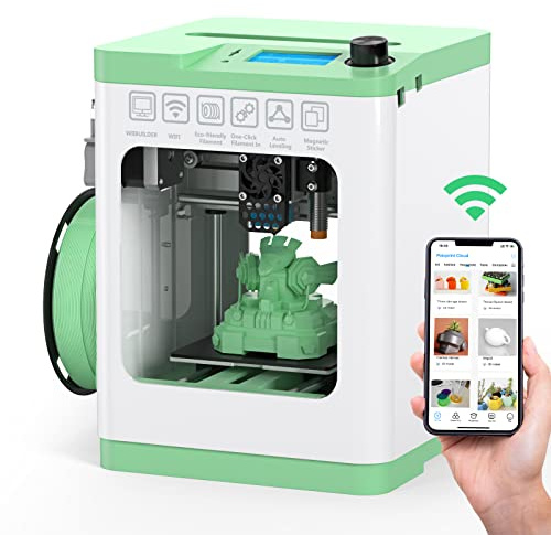 Entina TINA2S 3D Printers with WiFi Cloud Printing, Fully Assembled with Auto Leveling, Huge Library, DIY Mini 3D Printer for Beginners and Kids, High Precision 3D Printer for Home, Office & School