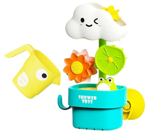 Juguetes Educativos para El Baño: De ABS Interactiva Multicolor, Juego De Ducha En Cascada De Agua, Accesorio para Bañera De Conciencia Sensorial para Bebés, De Entretenimiento