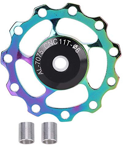 Keenso Mountain 11T/13T Puleggia deragliatore Posteriore Puleggia Cambio Trasmissione Guida Cuscinetto Puleggia Puleggia deragliatore Posteriore(11T)