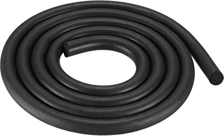 sourcing map Caoutchouc Mousse Joint étanchéité, 9mm Diamètre x 2m Long Rond EPDM Caoutchouc Décapage pour Bricolage Joint, Entrepôt, Tampons, Mousse Tubes, Artisanats, Maison Sceau