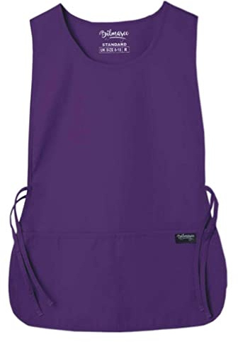 BILMASEE Universal Cobbler förkläde - djupa framfickor unisex cobbler förkläde, justerbara slipsar, mjuk twill bomullsblandning, Lila, XL