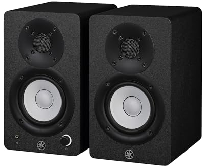 Yamaha Hs3 Powered Studio Multimedia Wired Monitor In Black,Pair(Hs3 B)