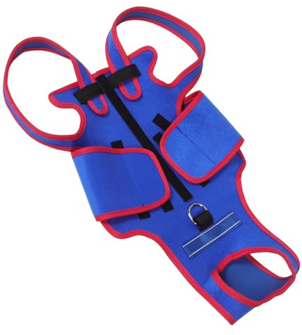 Kisangel Arnés para Perros con Soporte Lumbar Ajustable Chaleco Calmante para Recuperación Postoperatoria y Estabilidad Espinal para Actividades y Prevención de Problemas de Espalda