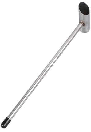 FUBESK Cuchara de acero inoxidable de algodón para máquina de caramelos para hacer malvaviscos, mango ergonómico, accesorio de repuesto para cuchara de azúcar