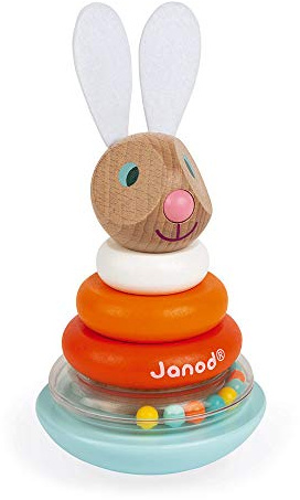 Janod Stehaufmännchen/Stapeltier Hase