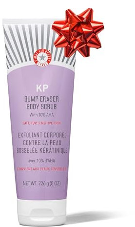 First Aid Beauty KP Bump Eraser, Scrub Esfoliante Per Il Corpo, Per Una Pelle Più Sana E Liscia, Per Pelli Secche E Con Cheratosi Pilare, Da 226 G