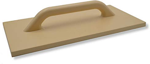 DEWEPRO® PU-Reibebrett 480x240mm - stabiles Kunststoff Putzbrett aus Polyurethan mit fester Griffverbindung