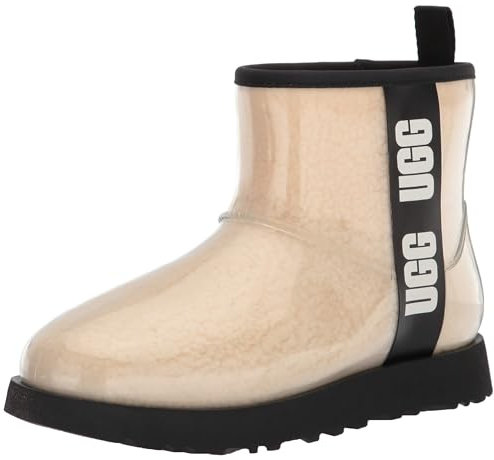UGG Damen Classic Clear MINI Stiefelette, Natur Schwarz