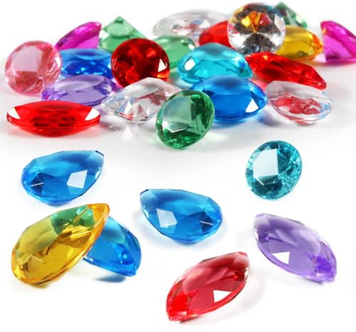 Lonely high heels Dekosteine diamanten für Ungefähr 140 Stück 18-25mm Acrylsteine kristallsteine bunt Geeignet für alle Arten von Partys Dekoperlen für vasen