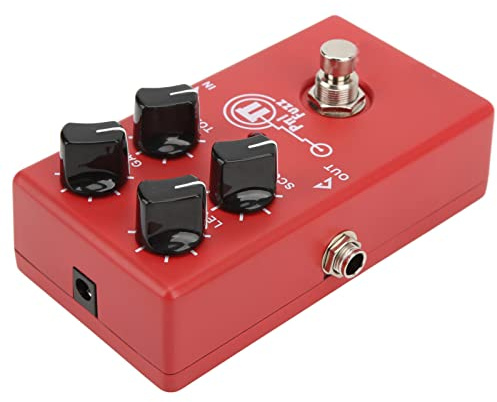 Distortion pedal, monoblock effekt metallpanna 30 mA för elgitarrer