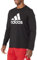 adidas Men's Essentials Long-Sleeve T-Shirt, Black, Medium