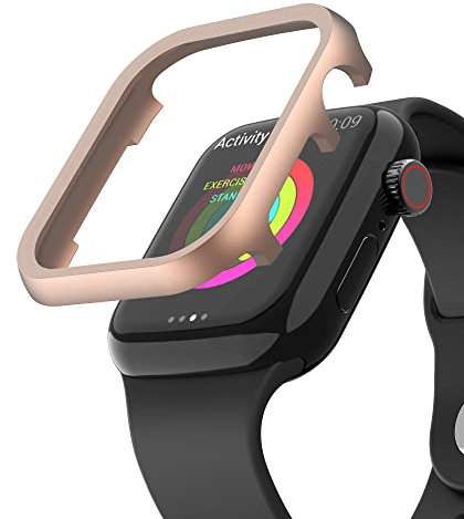 Stötfångarfodral kompatibelt med Apple Watch 40 mm skydd, bling-hölje aluminium skyddande skydd mot repor stötsäkert skyddsfodral fodral kompatibelt med iwatch 40 mm serie SE/4/5/6, klocktillbehör