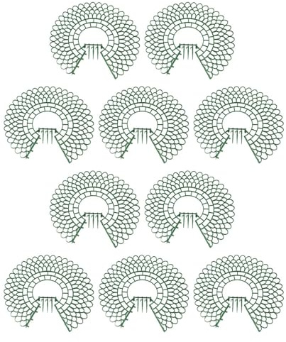 Soporte para plantas de fresa, soporte para marco de cultivo de fresas, 10 balcones, soportes para fresas reutilizables, estantes de cultivo de fresas para el mantenimiento de fresas de jardín